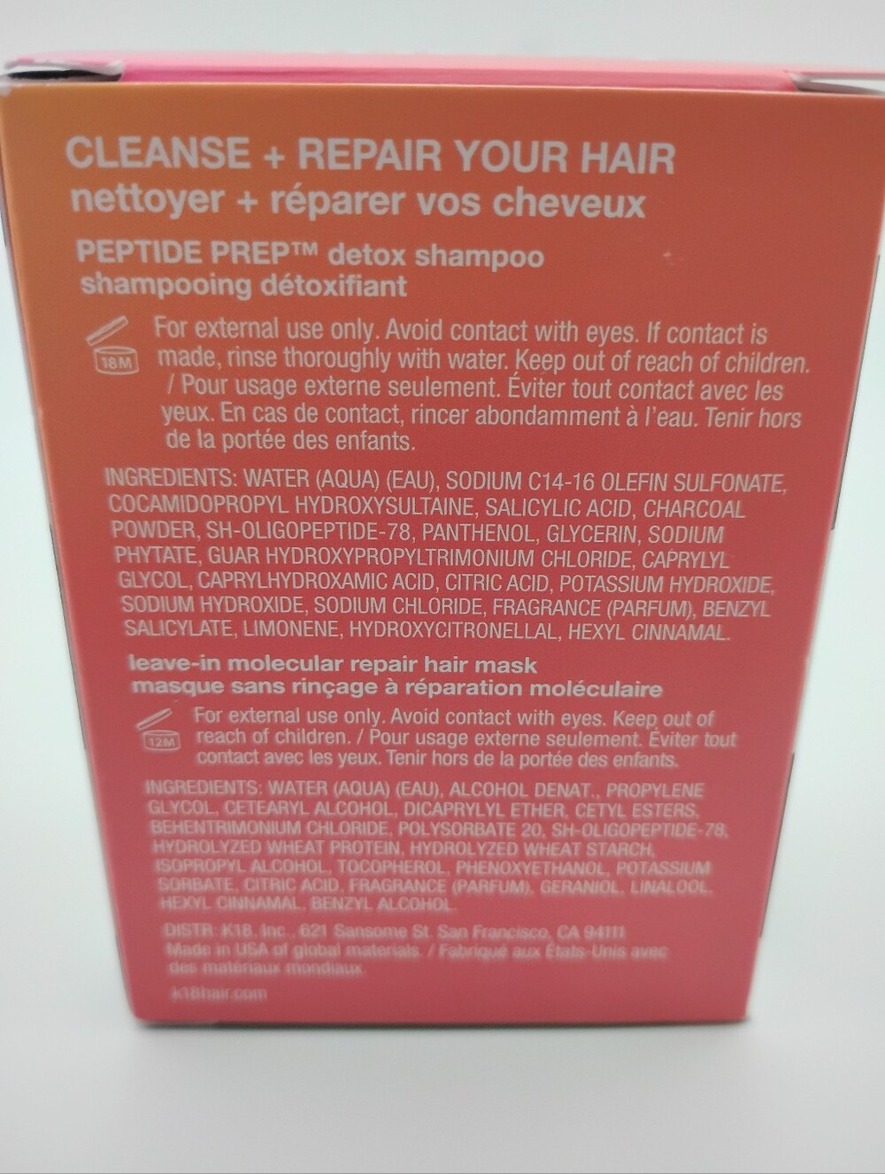 K18 Biomimetic Hairscience PEPTIDE PREP Sephora Set - Picture 2 of 5